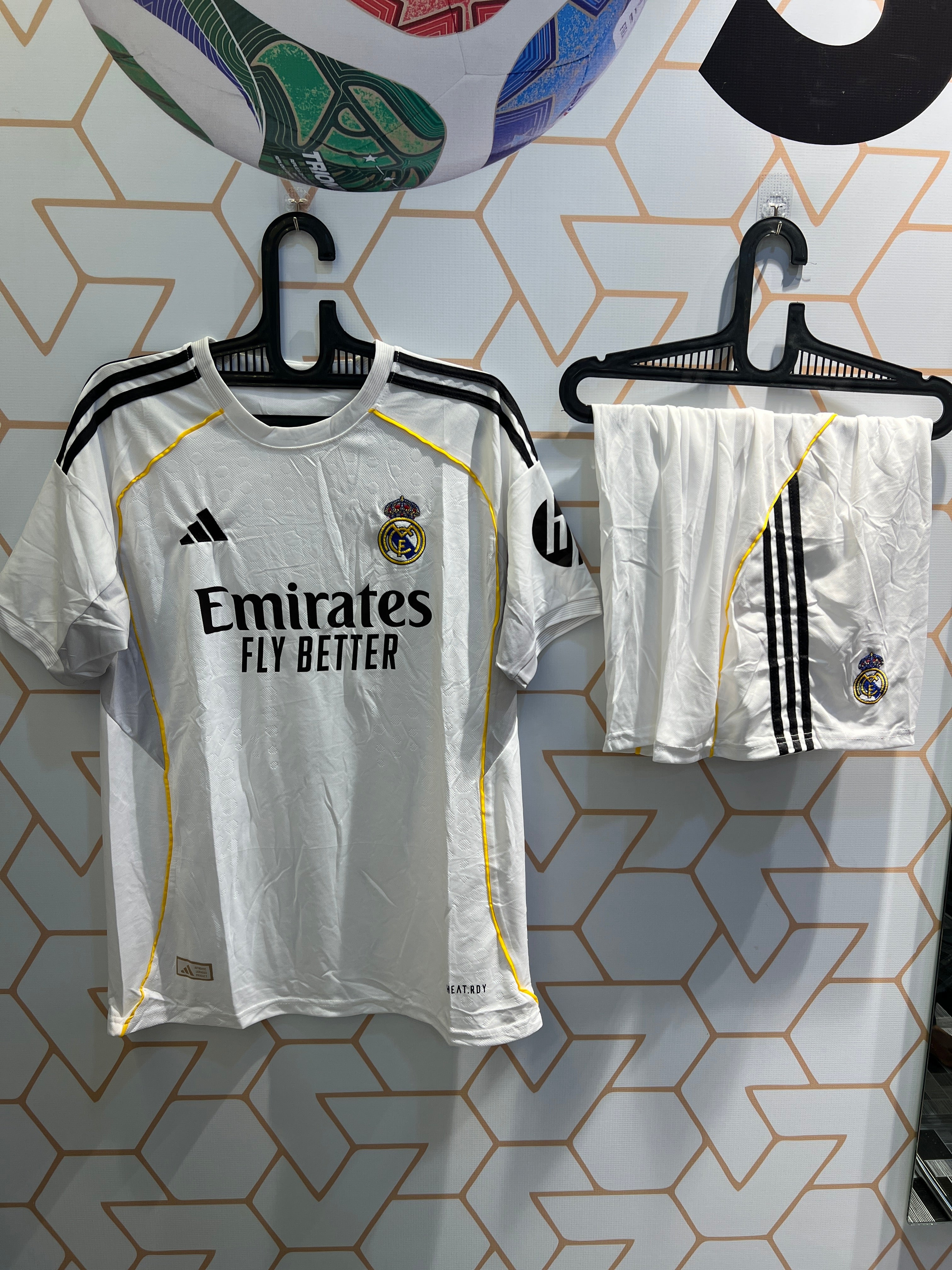Real Madrid 25/26 Home Kit – Official Adidas White Football Jersey