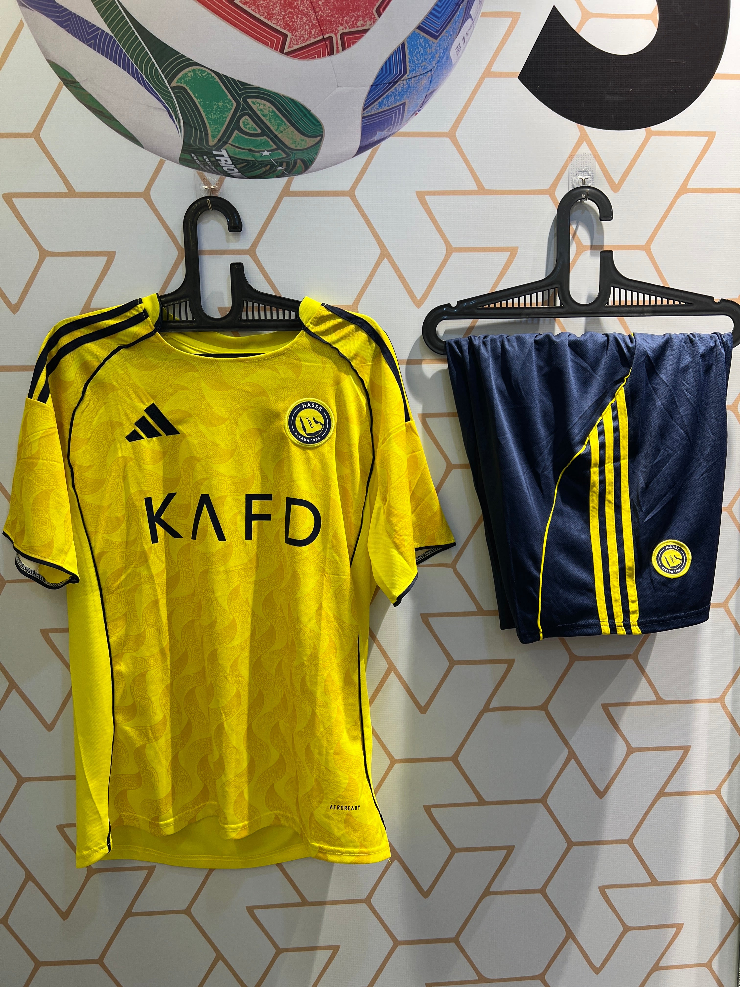 Al Nassr Home 25/26 Football Kit – Official Yellow Jersey & Shorts