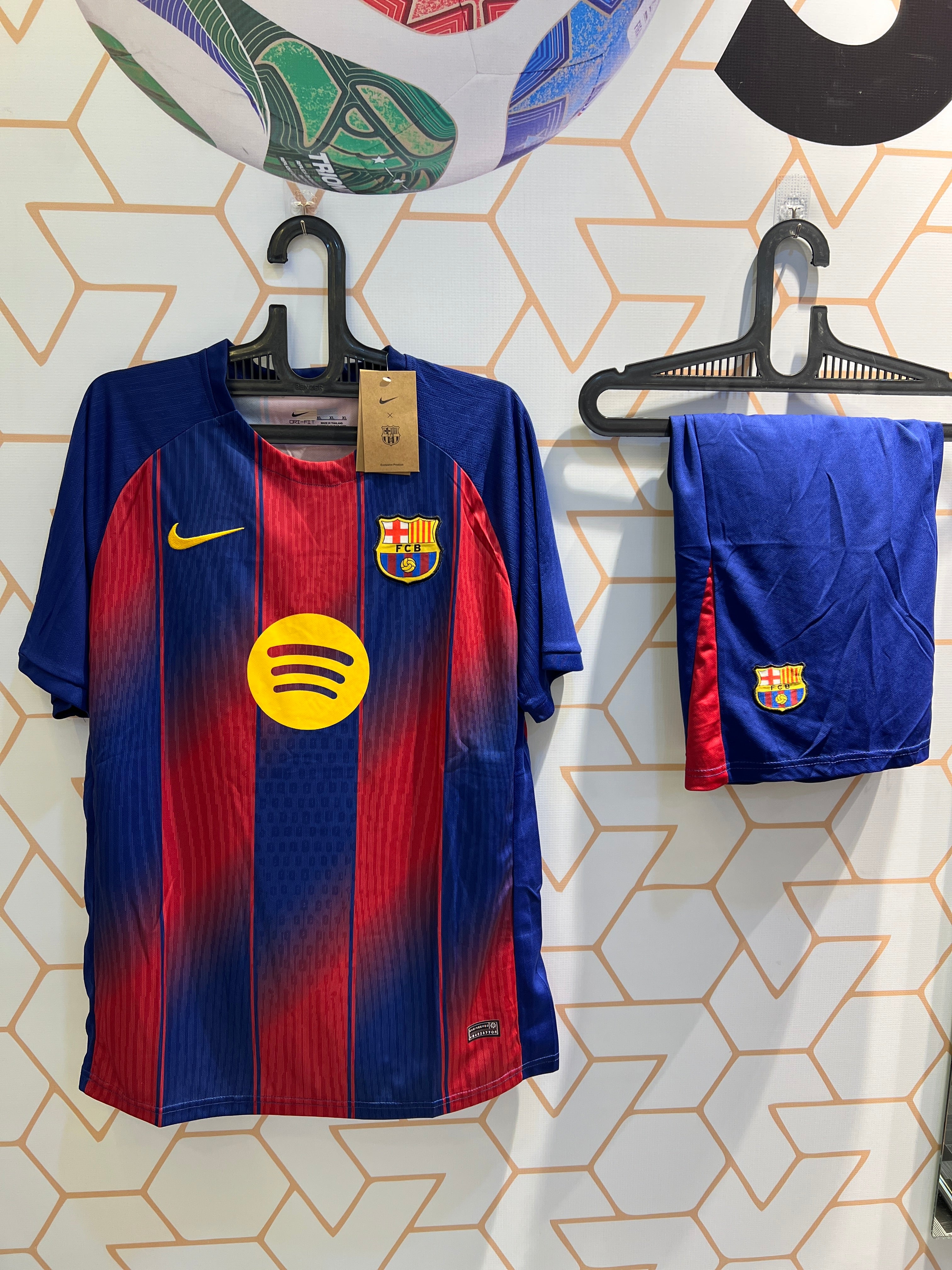 FC Barcelona Home 25/26 Football Kit – Official Barça Jersey & Shorts | Master Quality