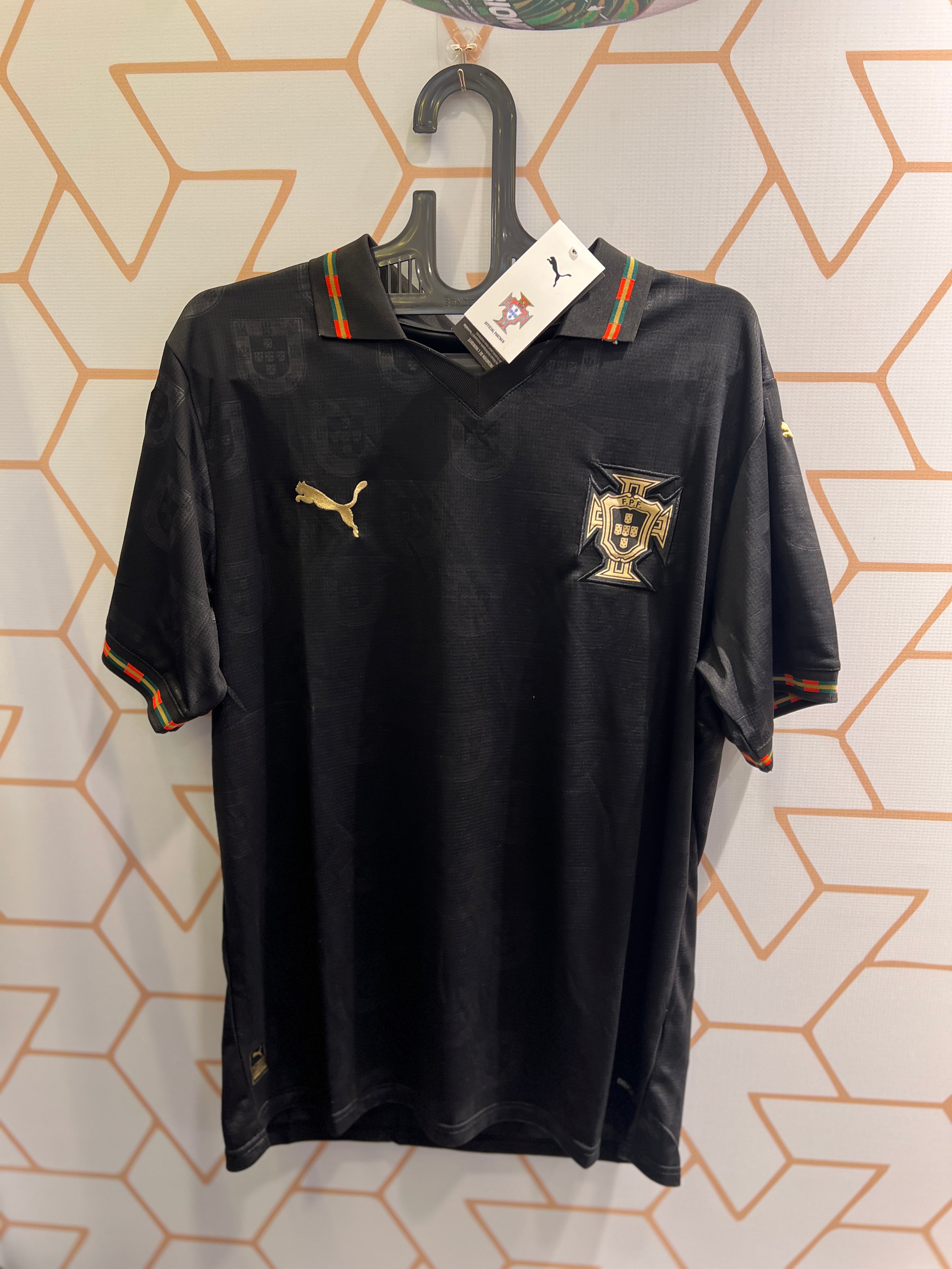 Portugal Panther Edition Jersey – Master Quality Black Football Shirt